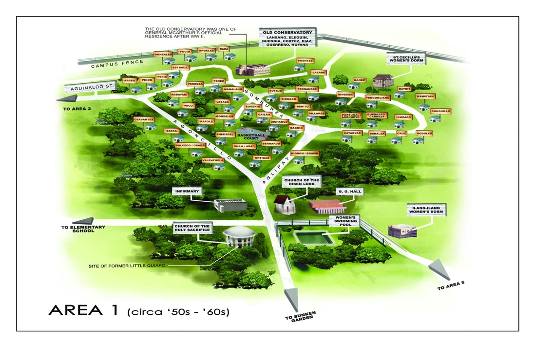 Map Of Area 1 Batang Up Campus 60 70 80